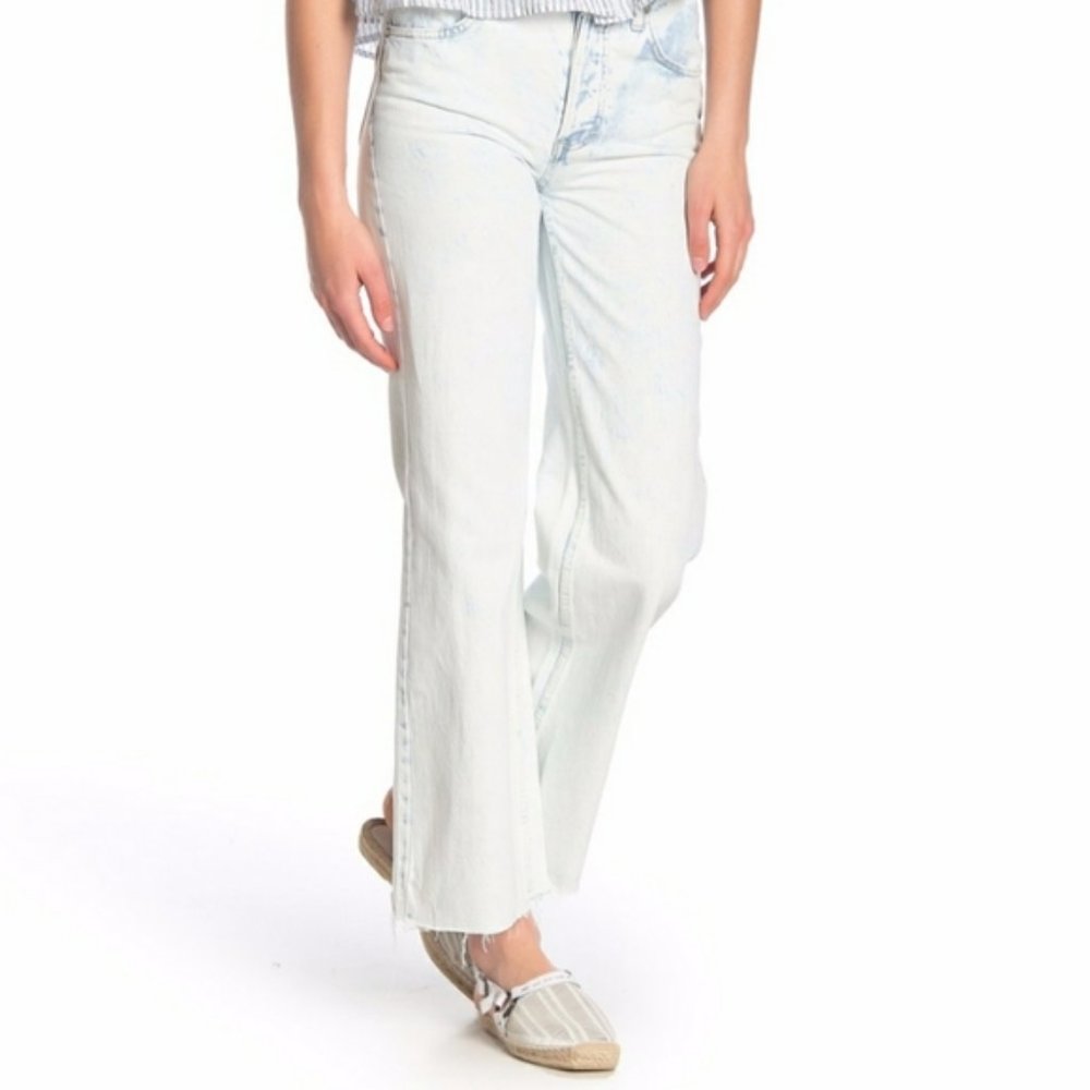 FREE PEOPLE High Rise Straight Flare Jeans NWT